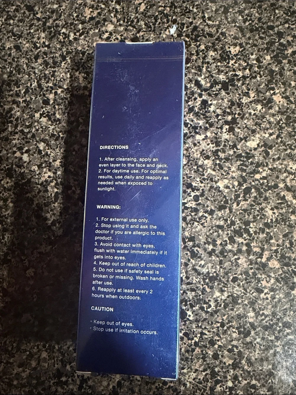 Seven7 Face Cream SPF 30 – Deep Blue Packaging